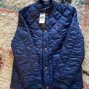 Ralph Lauren jacket navy boys 10-12 never worn …